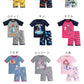 【恐竜（イエロー）110cm】 パジャマ ベビー キッズ 半袖 子供パジャマ 半袖パジャマ ジュニア 子供 男の子 女の子 部屋着 寝巻 ルームウエア 上下セット セットアップ かぶり 綿 コットン 夏