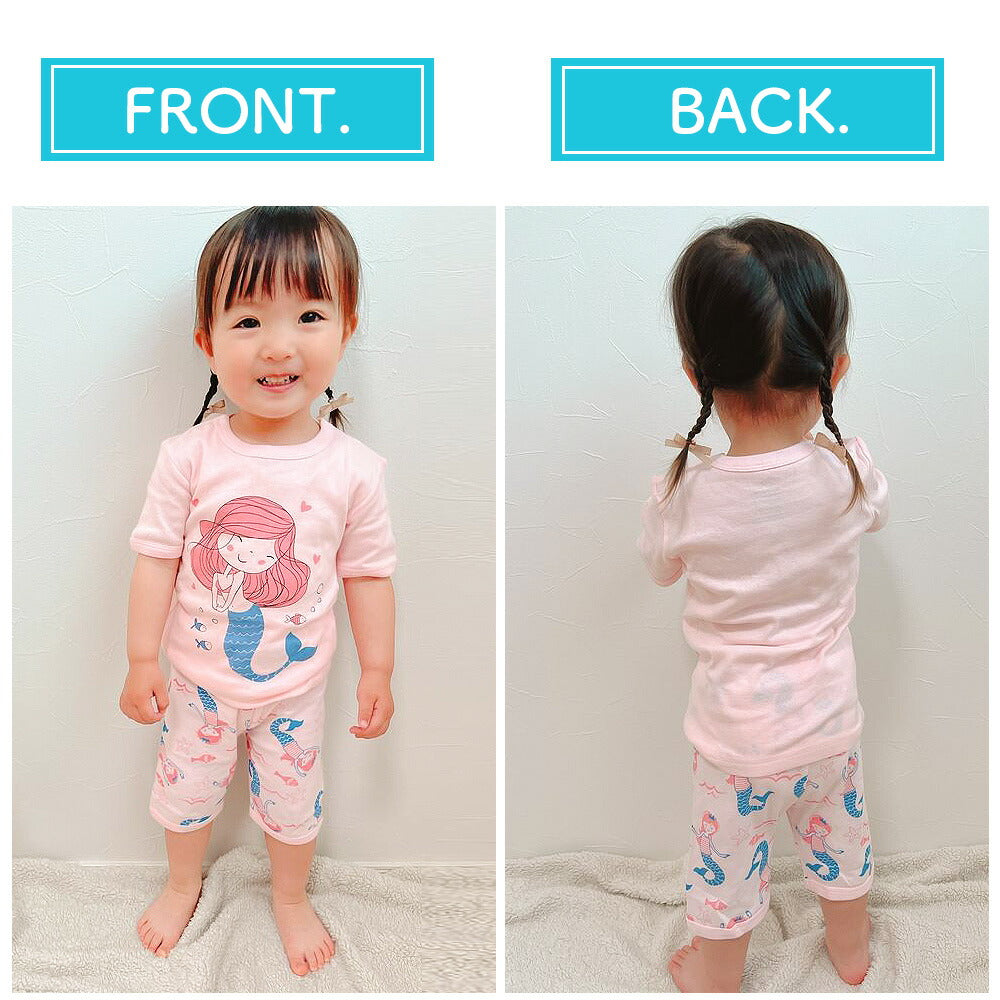 【恐竜（イエロー）110cm】 パジャマ ベビー キッズ 半袖 子供パジャマ 半袖パジャマ ジュニア 子供 男の子 女の子 部屋着 寝巻 ルームウエア 上下セット セットアップ かぶり 綿 コットン 夏