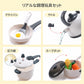 Cute Stone おままごと キッチンセット リアル噴霧 圧力鍋 贅沢食材 27点セット ステーキ 室内遊び 室内ゲーム 白 お鍋 キッチン用具 ごっこ遊び 台所 シミュレーション 卵 フルーツ いちご ミルク 知育玩具 男の子 女の子 小学生 誕生日 プレゼント ギフト