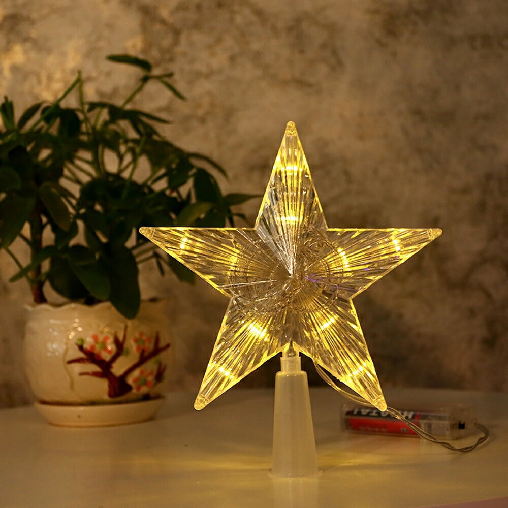 照明 星 ツリートッパー LED クリスマスツリー ライト ツリートップ スター ツリー オーナメント クリスマス 飾り 誕生日 飾り付け 室内 デコレーション 誕生日飾り付け 装飾 メリークリスマス クリスマス用品 木 おしゃれ 可愛い かわいい 部屋飾り きれい Xmas Christmas