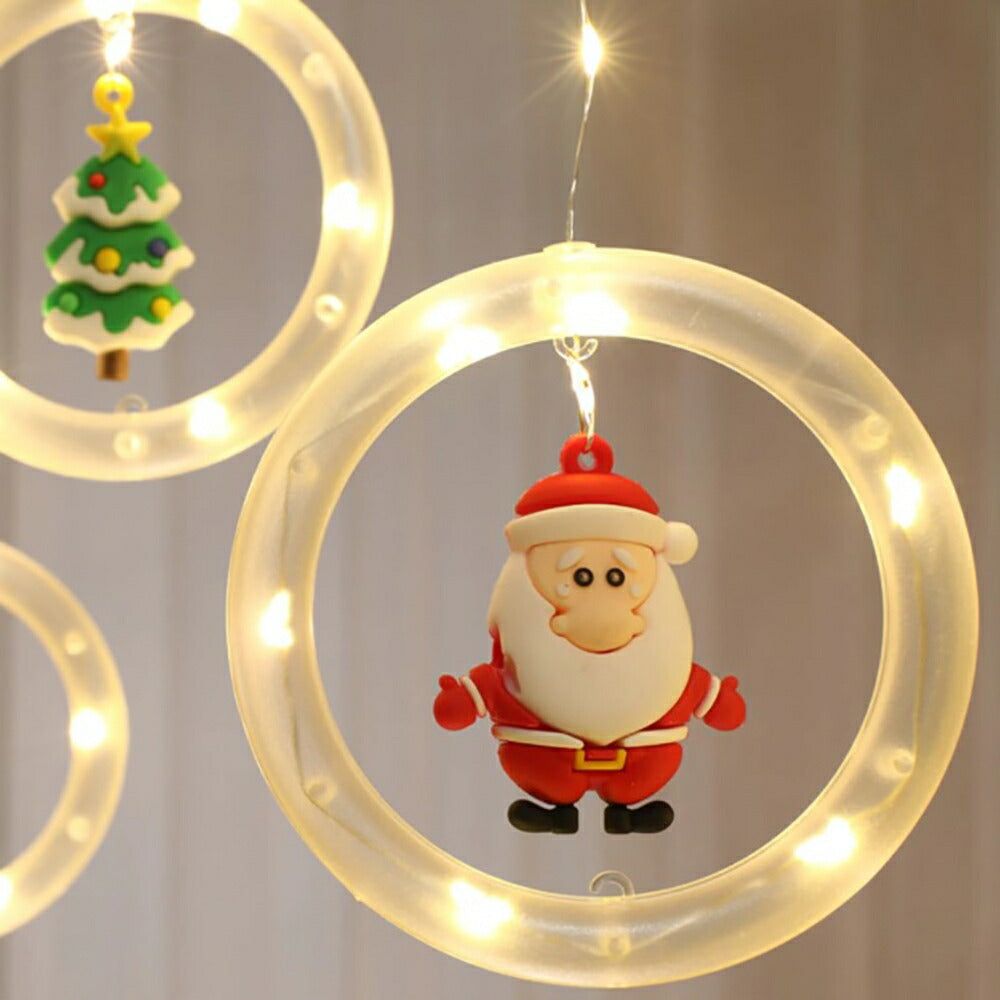 照明 クリスマス リングライト 装飾 クリスマス装飾 LED イルミネーション オーナメント USB 超豪華 クリスマスオーナメント イルミネーションライト 豪華セット クリスマスツリー 飾り付け 飾り 華やか おしゃれ クリスマスパーティー きれい ホワイトクリスマス