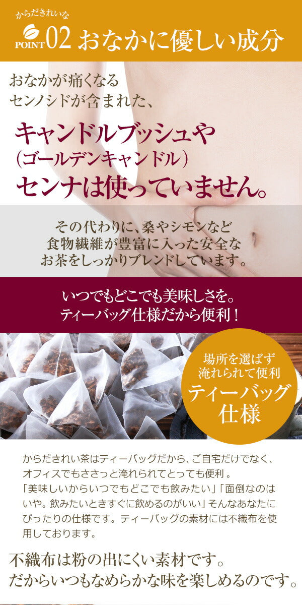 ダイエットサポートティー からだきれい茶　ティーバッグ 3g×25包 【送料無料】 ダイエット茶 ダイエットティー 食物繊維 ブレンド茶 健康茶 国産茶配合 玄米茶 プーアル茶 はとむぎ茶 ルイボスティー 烏龍茶 グアバ茶 ゴーヤ茶【エコ得リリースSALE】