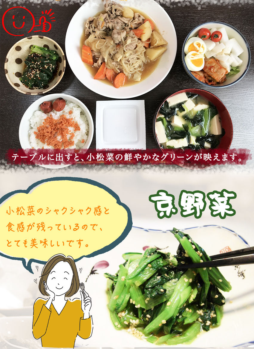 小松菜のおひたし(10パック)