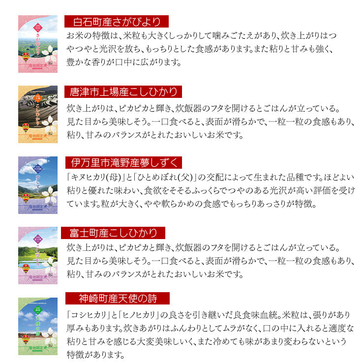 ギフトお米ギフト2kg5種計10kgギフト5種2kg5袋セット