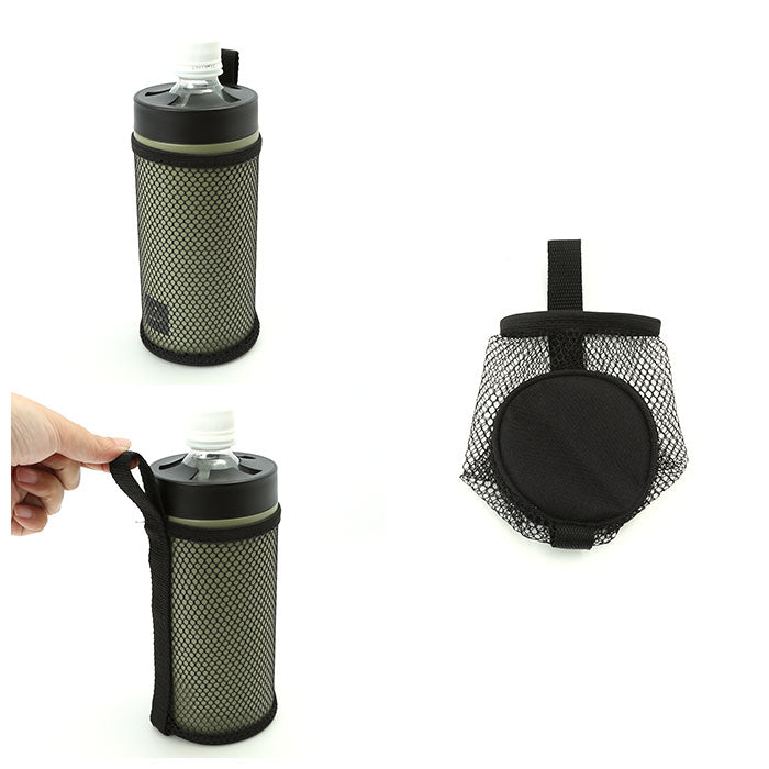 【カーキ・ペットボトルホルダー】 ペットボトルカバー シンプル 通販 500ml ペットボトルホルダー 保冷 保温 ペットボトル ケース カバー 真空二重構造 保温保冷ボトル アウトドア スポーツ ドライブ デスクワーク