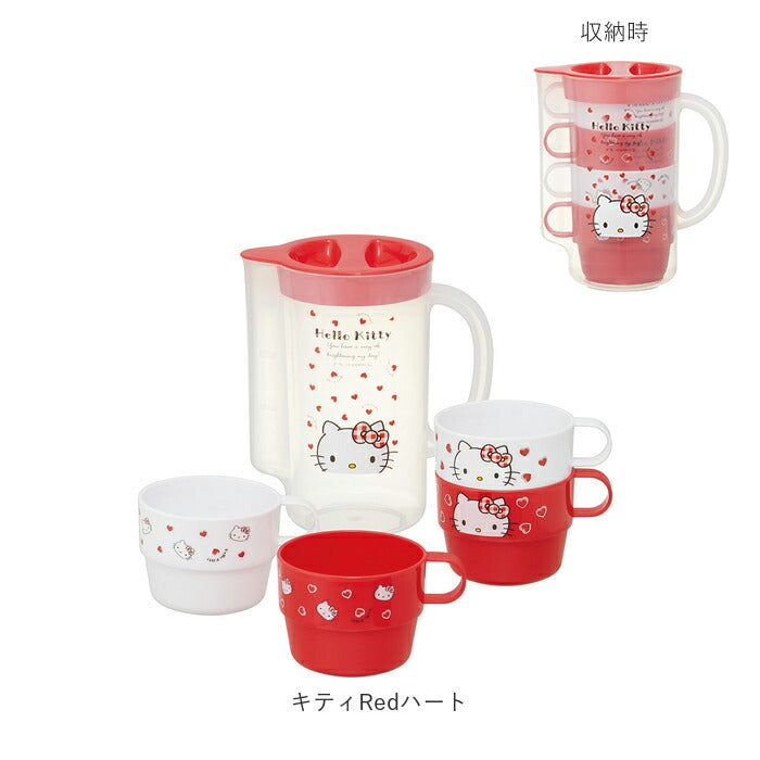 【トイストーリー・ケース付コップ】 プラスチック コップ セット 通販 4Pセット マグカップ スタッキング プラコップ ケース付き ピッチャー おでかけ 行楽 レジャー アウトドア BBQ キャラクター かわいい キッズ用食器
