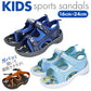 【ネイビー/ブルー・18cm】 スポーツサンダル キッズ 通販 キッズスポーツサンダル 子供用 サンダル スポサン つま先保護 面ファスナー ベルクロ ズレにくい ずれにくい 機能性 Ks Plus ケーズプラス 男の子 女の子