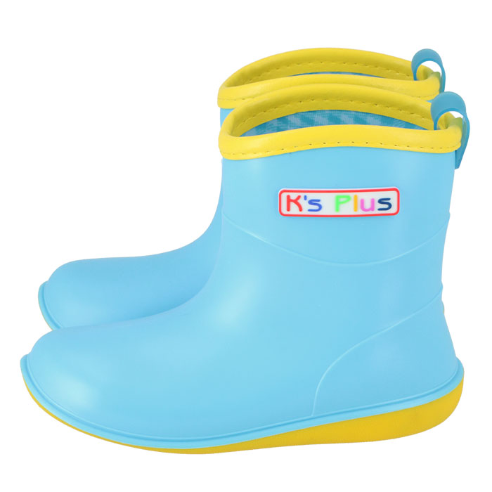 【SAX・18cm】 レインブーツ キッズ ショート 通販 キッズレインブーツ レインシューズ キッズレインシューズ 子供靴 長靴 雨靴 Ks Plus ケーズプラス ジュニア ガールズ ボーイズ 男女兼用 14 15 16 17
