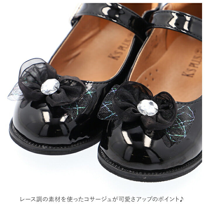 【BLACK・22.5cm】 Ks Plus ケーズプラス 女の子 シューズ 通販 黒 フォーマルシューズ フォーマル靴 フォーマル キッズシューズ 子供靴 子供用 靴 キッズ 冠婚葬祭 入学式 卒園式 発表会 ベビー 子供