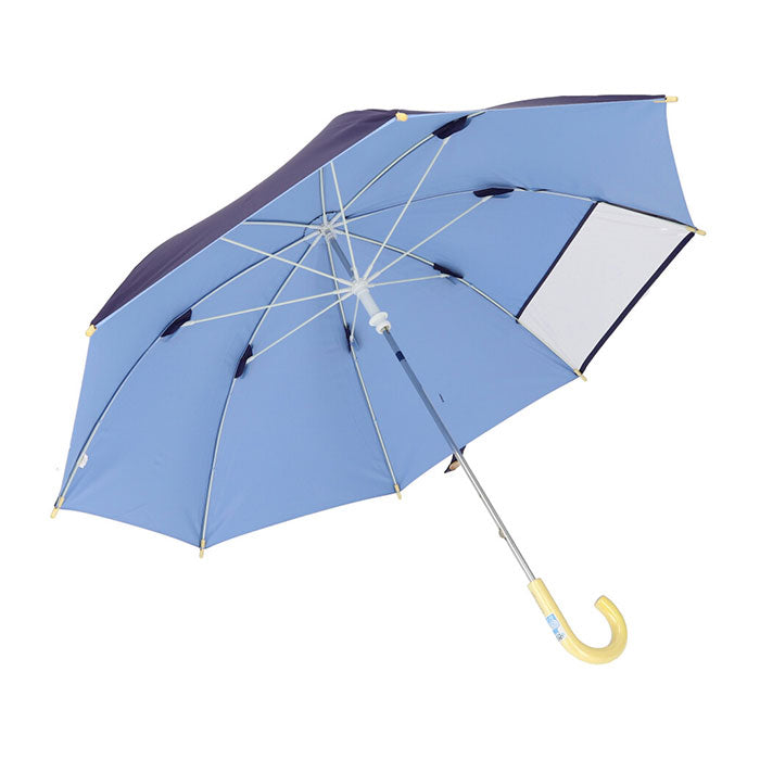【ネイビー・晴雨兼用傘55cm】 傘 子供用 晴雨兼用傘 通販 クッカヒッポ 50cm 55cm 長傘 雨傘 50センチ 55センチ 遮光 uvカット 手開き おしゃれ キッズ こども かわいい 子ども 子供 男の子 女の子 日傘 ブランド