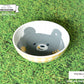 クマとごはん　UK40小鉢 直径12cm  ボウル こばち　くま クマ 熊 白磁 電子レンジOK 食洗機OK 子供用 キッズ用 食器 かわいい アニマル 動物 キャラクター 美濃焼 国産 日本製 御祝い ギフト KIDS  陶器のふる里  trys亜