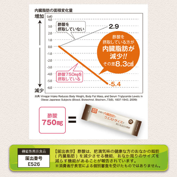 機能性表示食品：お腹の内臓脂肪とウエストサイズが気になる方の黒酢：10包 [ 5-ALA コロナ太り お腹の脂肪 酢酸　アミノ酸 ダイエット 黒酢 スティック 酵素 断食 置き換え ドリンク サプリ 国産 鹿児島]