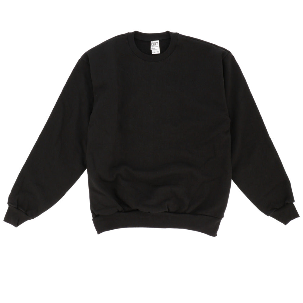 【Black・2.USサイズM】 ロサンゼルスアパレル スウェット 通販 LOS ANGELES APPAREL メンズ トレーナー ブランド トップス 綿100% 無地 大きいサイズ おしゃれ 大きめ 14oz Heavy Fleece Crew HF07 LA APPAREL