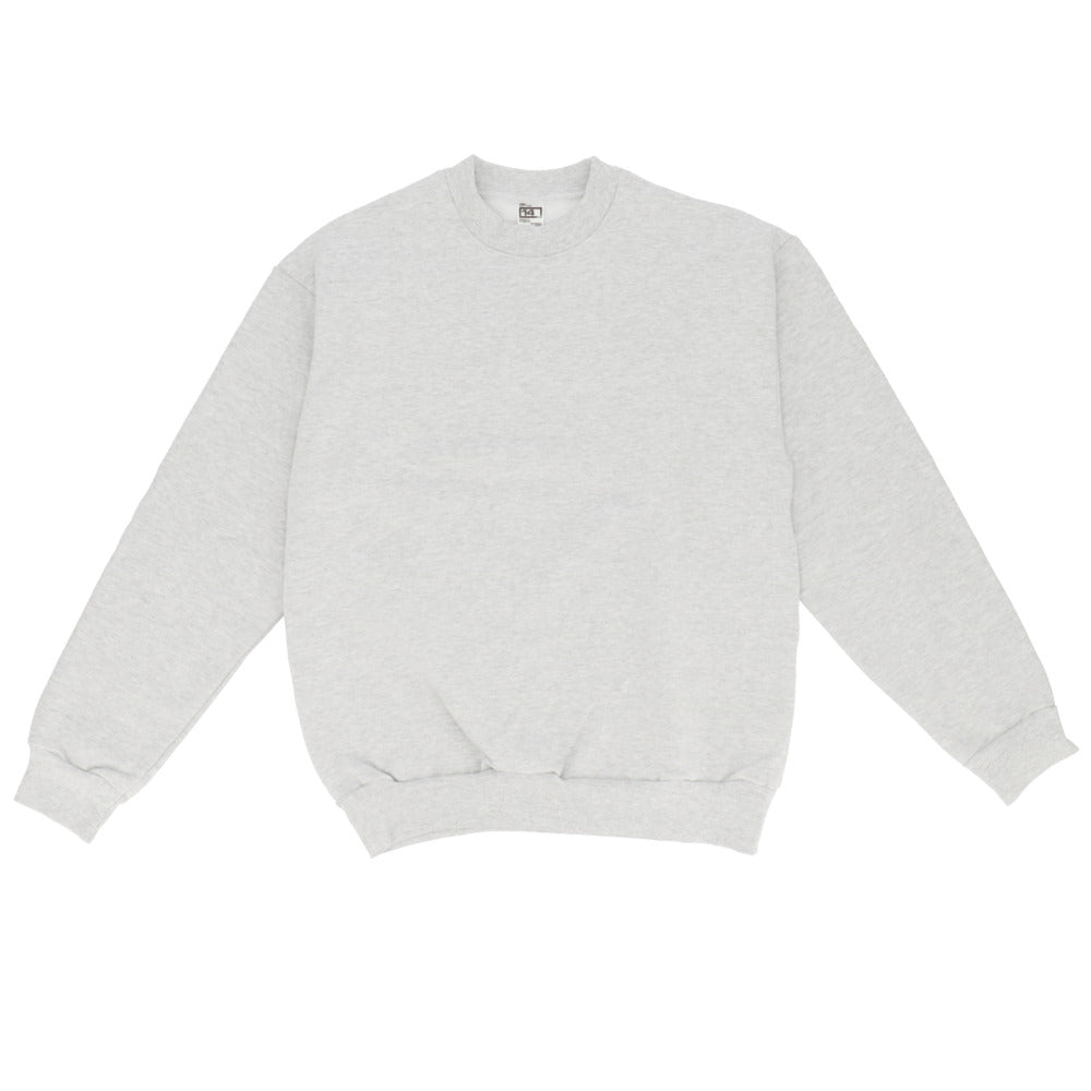 【Ash・4.USサイズXL】 ロサンゼルスアパレル スウェット 通販 LOS ANGELES APPAREL メンズ トレーナー ブランド トップス 綿100% 無地 大きいサイズ おしゃれ 大きめ 14oz Heavy Fleece Crew HF07 LA APPAREL