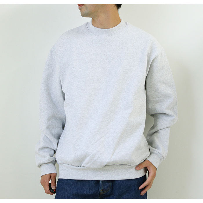 【Ash・4.USサイズXL】 ロサンゼルスアパレル スウェット 通販 LOS ANGELES APPAREL メンズ トレーナー ブランド トップス 綿100% 無地 大きいサイズ おしゃれ 大きめ 14oz Heavy Fleece Crew HF07 LA APPAREL