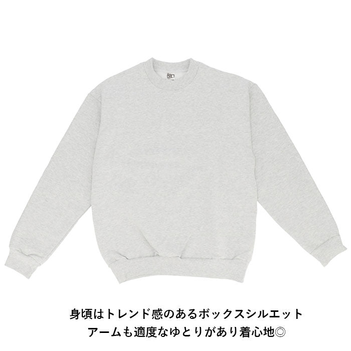 【Black・2.USサイズM】 ロサンゼルスアパレル スウェット 通販 LOS ANGELES APPAREL メンズ トレーナー ブランド トップス 綿100% 無地 大きいサイズ おしゃれ 大きめ 14oz Heavy Fleece Crew HF07 LA APPAREL