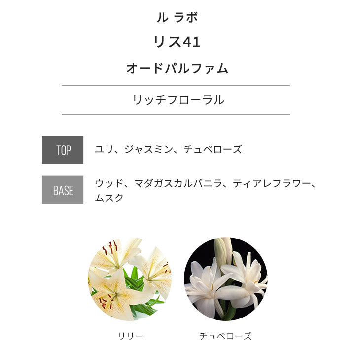 ル ラボ [ネコポス] リス41 LE LABO オーデパルファン 香水 お試し 1.5ml アトマイザー ミニ香水