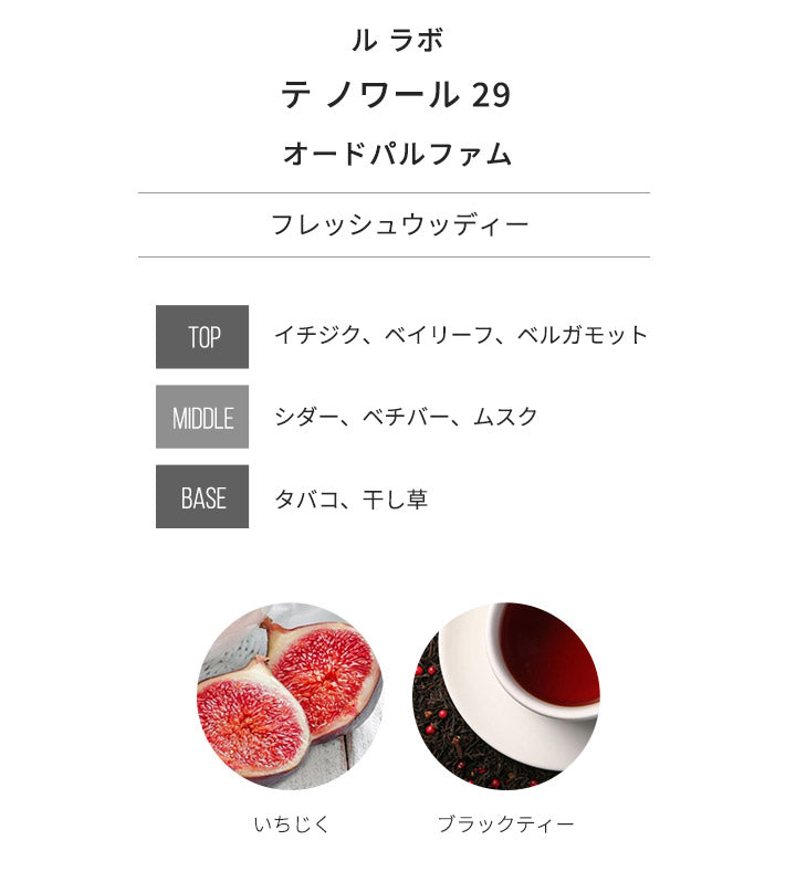 ル ラボ [ネコポス] テ ノワール 29 LE LABO オーデパルファン 香水 お試し 1.5ml アトマイザー ミニ香水