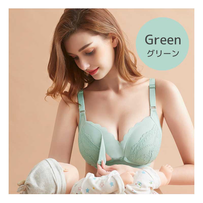 【レッド95C】 授乳ブラ 前開き スナップボタン式 レース ノンワイヤー 大きいサイズ 垂れ セットフロントオープン 授乳 ブラ 授乳ブラジャー マタニティブラ マタニティ インナー 産前 産後 授乳用 ブラジャー コットン 下着 おしゃれ かわいい