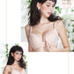 【パープル85C】 授乳ブラ 前開き ノンワイヤー オープンフロント レース 垂れ スナップボタン式 授乳 ブラ マタニティブラ 授乳ブラジャー 大きいサイズ マタニティ インナー 産前 産後 授乳用 ブラジャー 下着 おしゃれ かわいい