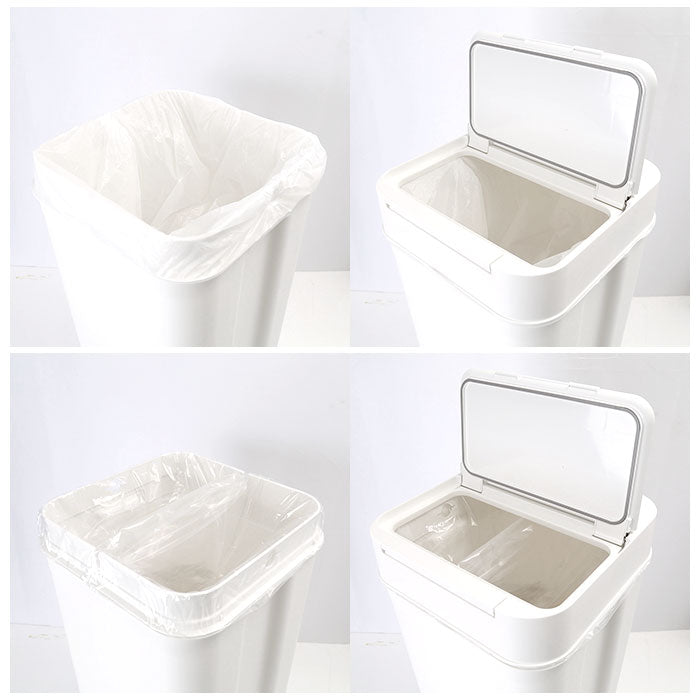 【ホワイト】 ゴミ箱 ふた付き 45l 通販 おしゃれ 大容量 ごみ箱 ダストボックス ごみばこ 蓋付き ふたつき 密閉 日本製 生ごみ 分別 大きめ シールズ45 おしゃれ インテリア