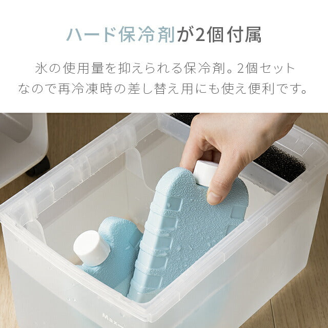 ホワイト 【1年保証】 冷風機 冷風扇 リモコン式 保冷剤×2個 送料無料 スポットクーラー クールファン リビング扇風機 熱中症対策 大容量タンク 自動首振り 抗菌フィルター キャスター付き 省エネ おしゃれ AND・DECO アンドデコ