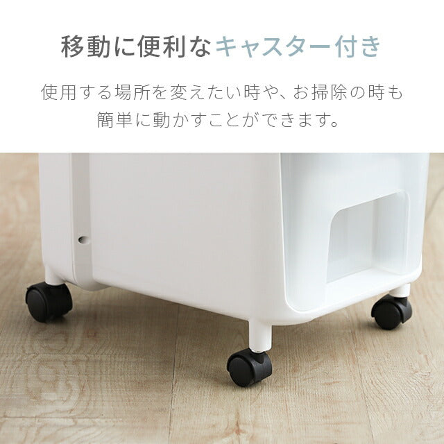 ホワイト 【1年保証】 冷風機 冷風扇 リモコン式 保冷剤×2個 送料無料 スポットクーラー クールファン リビング扇風機 熱中症対策 大容量タンク 自動首振り 抗菌フィルター キャスター付き 省エネ おしゃれ AND・DECO アンドデコ