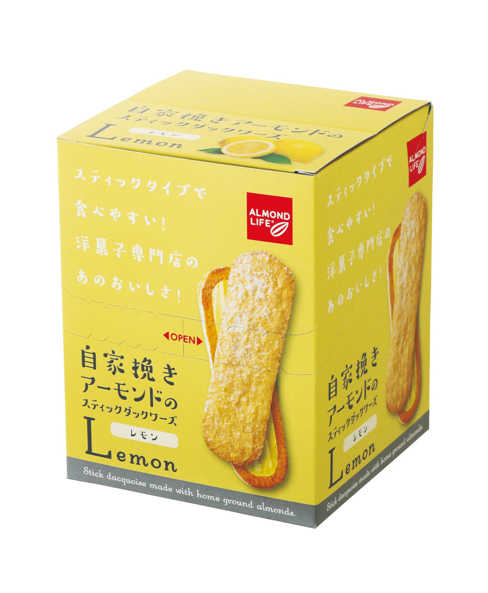 アーモンドライフ スティックダックワーズ レモン10個入