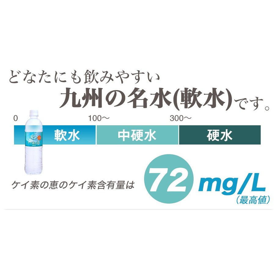 シリカ水 ケイ素水 525ml 40本 ケイ素の恵