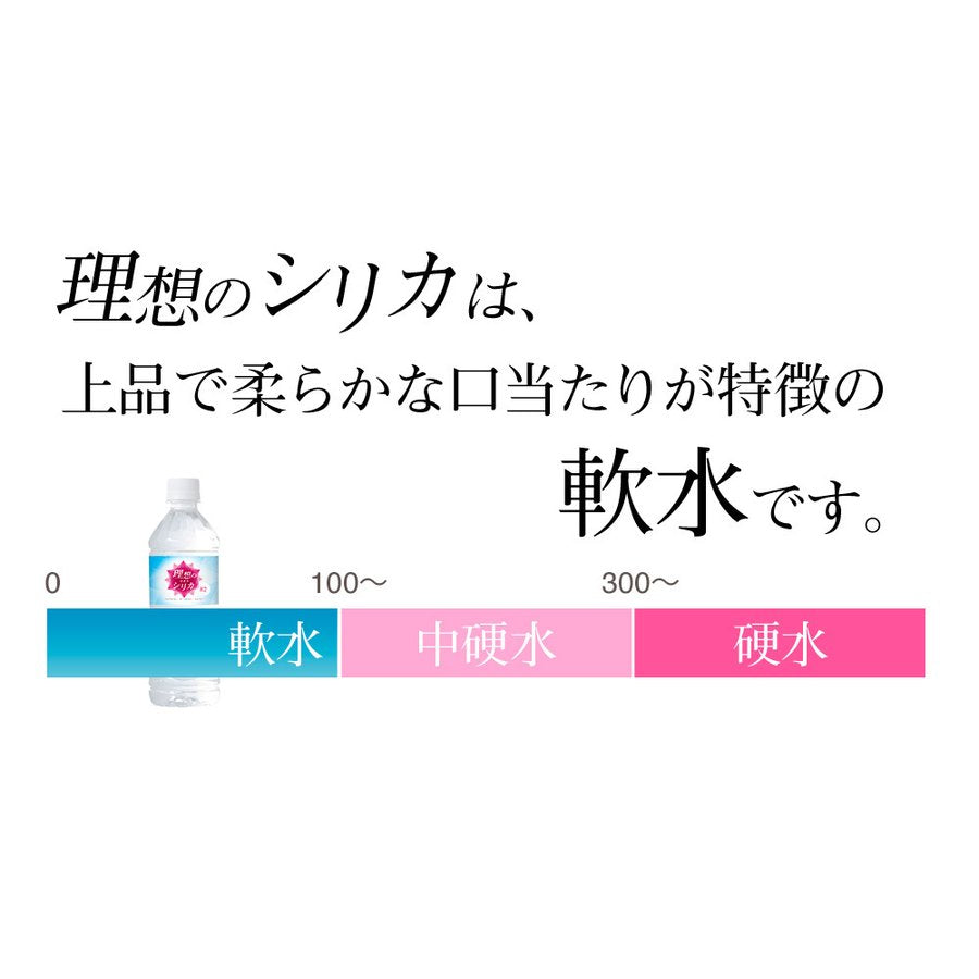 500ml 24本 高濃度シリカ水 理想のシリカ
