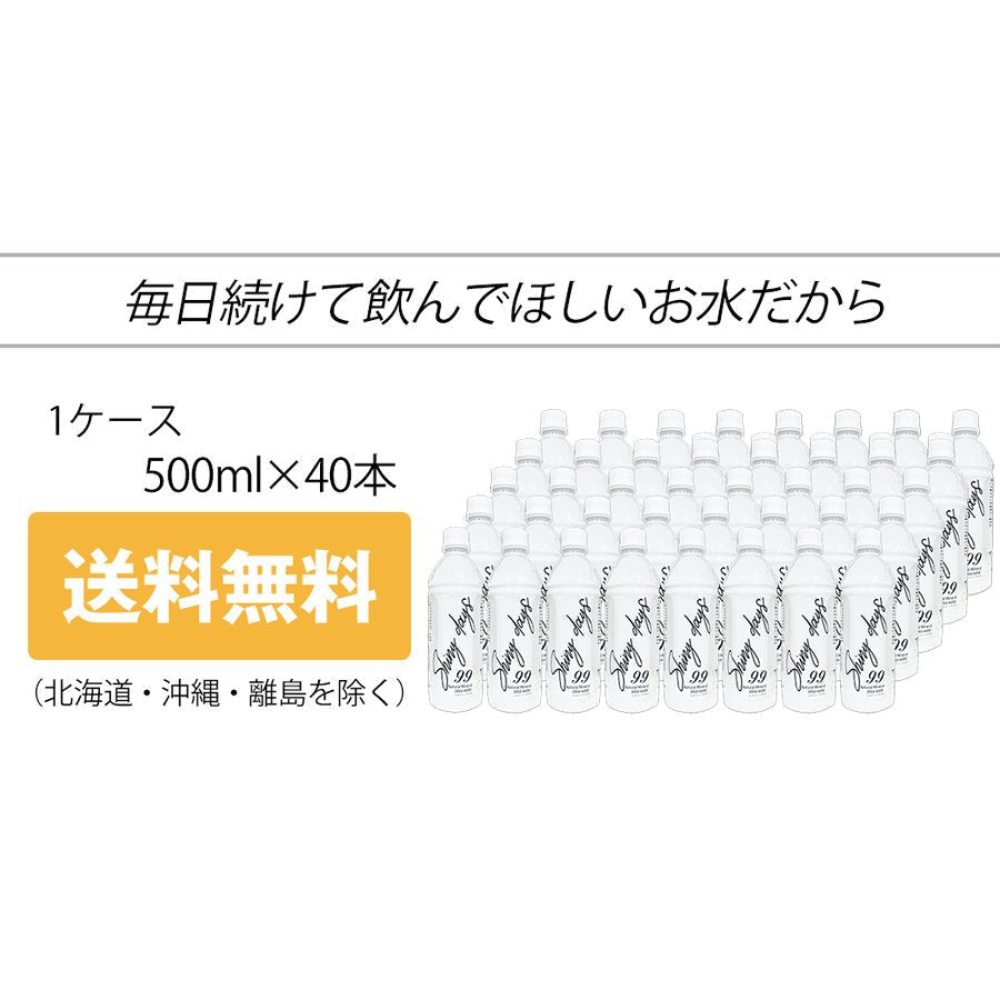 【最安値挑戦祭】シリカ水 500ml 40本 Shiny days (シャイニーデイズ) 高濃度シリカ水 シリカウォーター ミネラルウォーター 天然水 天然シリカ水 ケイ素水 水 軟水 国産 熊本県産