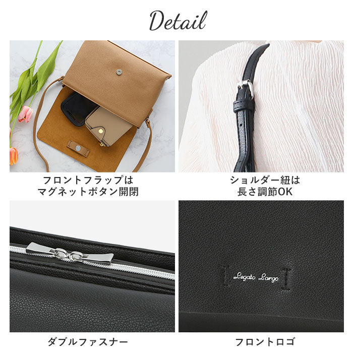 【WI.ワイン】 レガートラルゴ お財布ショルダー 通販 お財布ポシェット 大容量 お財布 ショルダー 大きめ お財布ポーチ ショルダーバッグ レディース 斜めがけ 大人 ブランド Legato Largo おしゃれ