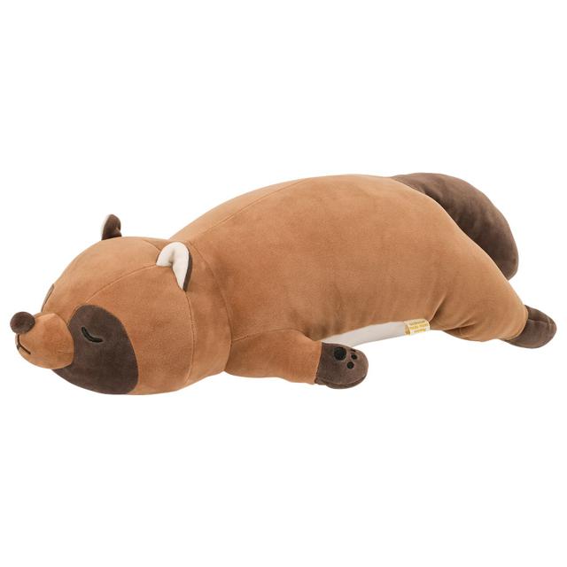 【78211.31ぽんきち・Mサイズ】 抱き枕 ぬいぐるみ 通販 ねむねむ プレミアム かわいい クッション 枕 子供 マクラ キッズ 寝具 子供部屋 だきまくら クリスマス プレゼント 誕生日 ギフト 動物 癒し系 昼寝 ぬいぐるみ