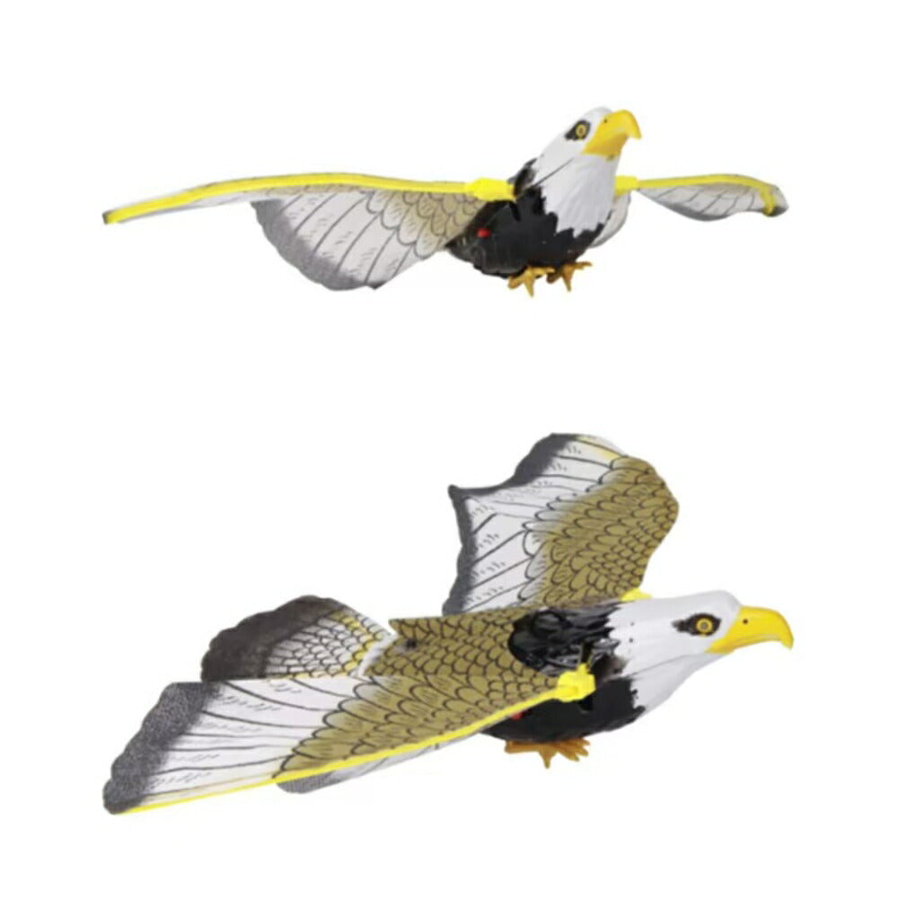 玩具 鷹 タカ 鷲 ワシ 動く 鳴く 猛禽類 おもちゃ 鳥おどし ベランダ 玄関 ハト避け 予防 畑 バード  防鳥 カラス対策 からすよけ 家庭菜園 農業用品 資材 田畑 鳥害対策 ハト ツバメ スズメ 雀 果樹園 菜園 豚舎 牛舎 厩舎