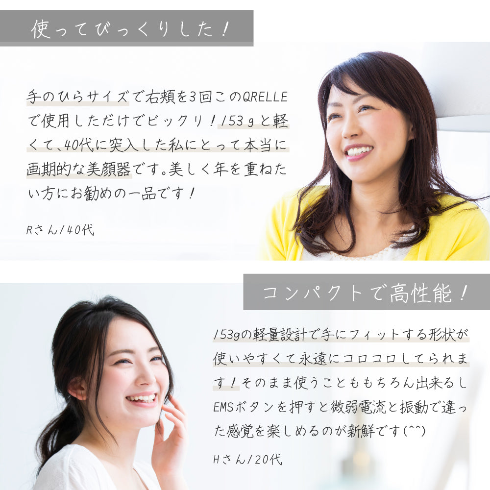 NIPLUX BEAUTY QRELLE クレル ミニ EMS【エコ得】