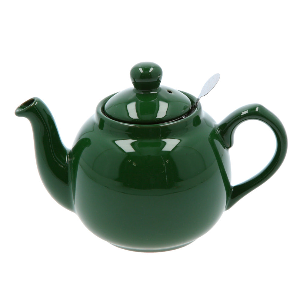 【グリーン・ティーポット】 ロンドンポタリー ティーポット 通販 紅茶 ポット 陶器 London Pottery おしゃれ かわいい 茶器 急須 モダン 茶こし付き ブランド 結婚祝い インテリア キッチン グッズ シンプル