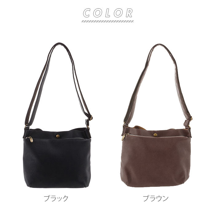 【R.ブラウン・lua0182】 ワンショルダーバッグ Legato Largo レガートラルゴ  通販 レディース 一枚革風 フェイクレザー 合成皮革 合皮 ショルダーバッグ ミニショルダーバッグ 肩掛け 斜め掛け ポシェット