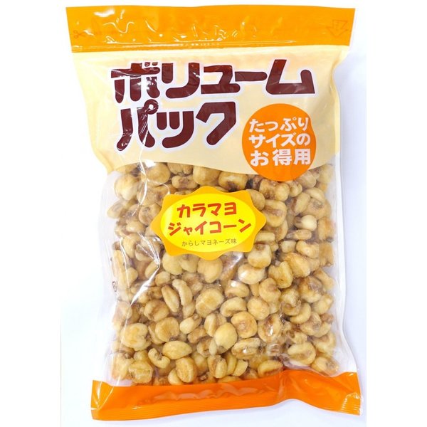 送料無料 辛子マヨネーズ味 ジャイアントコーン 500g ペルー産 からし味 マヨネーズ味 辛マヨ からまよ 濃厚 じゃいあんとこーん ジャイコン スナック菓子 おやつ おつまみ 家呑み 宅呑み 酒肴 やみつき ビール ボリュームパック お徳用 大容量 業務用 ポイント消化  みのや