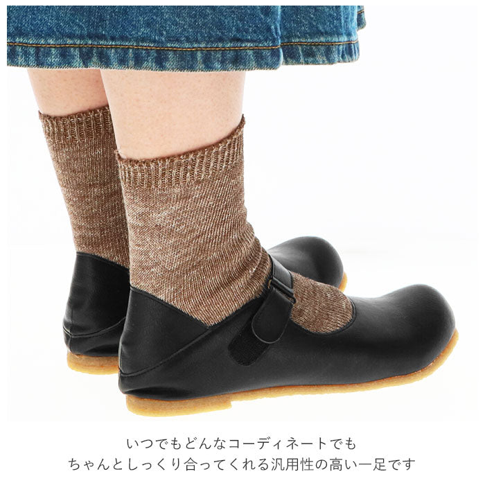 【ブラック・Lサイズ】 フラットシューズ レディース 通販 スリッポン おしゃれ ストラップ 歩きやすい 履きやすい 滑りにくい 軽量 軽い ラウンドトゥ カジュアル ナチュラル シンプル LILYAN HOUSE