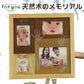思い出いっぱい■赤ちゃん 手形 足形 木製 フォトフレーム 手形 足型 赤ちゃん ベビー メモリアル インク キット スタンプ 写真立て 出産内祝い 出産祝い 内祝い 出産 お返し 名入れ ギフト 手足型 100日祝い ハーフバースデー