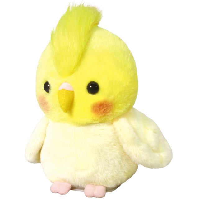 【8202-349.オカメインコ・モノマネぬいぐるみ】 ものまね ぬいぐるみ 通販 おもちゃ ものまねアニマル 声マネ こえマネ 動く いぬ 犬 ポメラニアン オカメインコ くまさん ラッコ 牛 モーモー かわいい 動物 アニマル