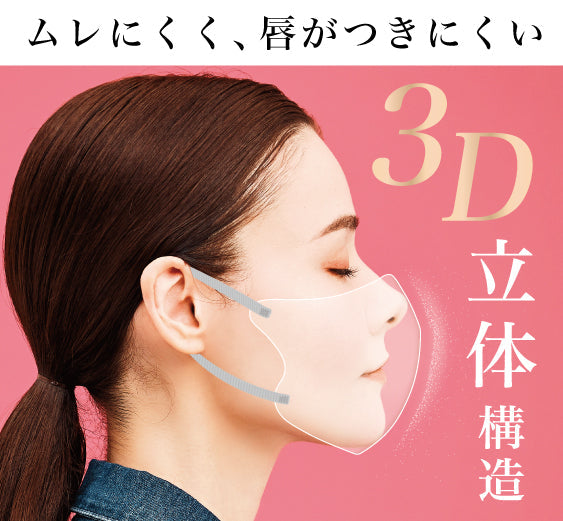 カモフラージュ	 売り切れ続出の大人気3Dマスク！ 不織布 3層構造 ウイルス対策【 MASCODE / マスコード】3Dシリーズ Lサイズ 1袋7枚入り