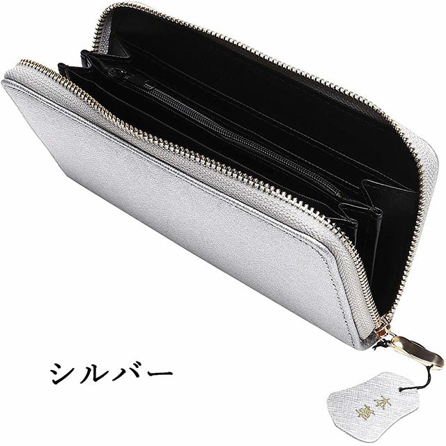 Renervate リナベイト 財布 メンズ 長財布 本革 本皮 レザー 牛革 イタリアンレザー ブランド ラウンドファスナー カード入れ12枚 黒 グレー ネイビー ブラン ゴールド シルバー 20代 30代 40代 50代 60代 誕生日プレゼント ギフト プレゼント 男性 小銭入れ 直送(ネイビー)