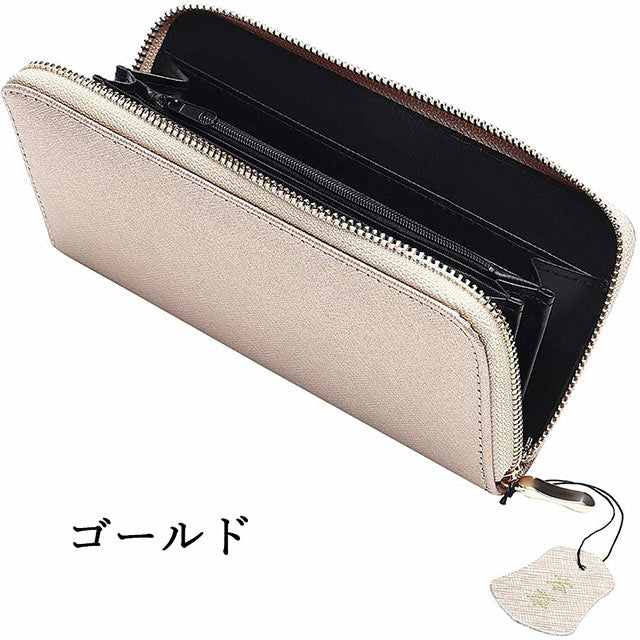 Renervate リナベイト 財布 メンズ 長財布 本革 本皮 レザー 牛革 イタリアンレザー ブランド ラウンドファスナー カード入れ12枚 黒 グレー ネイビー ブラン ゴールド シルバー 20代 30代 40代 50代 60代 誕生日プレゼント ギフト プレゼント 男性 小銭入れ 直送(ブラック)