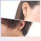 Renervate ピアス 金属アレルギー 18金 18k フープ 揺れる キャッチ シンプル 小さい セット アレルギー ピアス レディース 大人 ブランド ぶらさがり ピアス かわいい 可愛い 韓国 派手 かっこいい 人気 ジュエリー プレゼント 両耳 つけっぱなし シルバー ゴールド(シルバー)