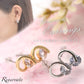 Renervate ピアス 金属アレルギー 18金 18k フープ 揺れる キャッチ シンプル 小さい セット アレルギー ピアス レディース 大人 ブランド ぶらさがり ピアス かわいい 可愛い 韓国 派手 かっこいい 人気 ジュエリー プレゼント 両耳 つけっぱなし シルバー ゴールド(シルバー)