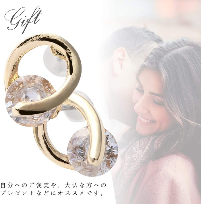Renervate ピアス 金属アレルギー 18金 18k フープ 揺れる キャッチ シンプル 小さい セット アレルギー ピアス レディース 大人 ブランド ぶらさがり ピアス かわいい 可愛い 韓国 派手 かっこいい 人気 ジュエリー プレゼント 両耳 つけっぱなし シルバー ゴールド(シルバー)