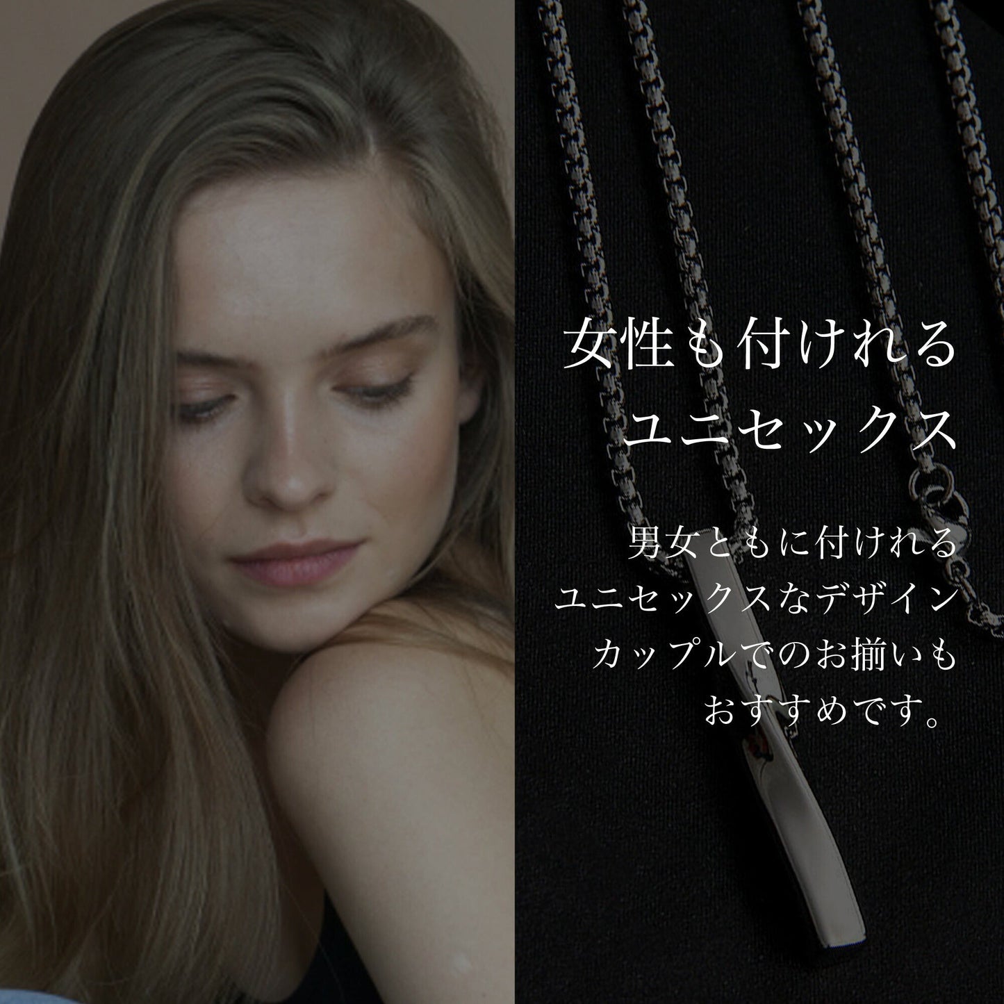 A neige  ネックレス シンプルネックレス メンズネックレス 人気  金属アレルギー対応 ペンダント ステンレス アクセサリー ジュエリー  男性 女性 ギフト 父の日 ベネチアンチェーン60cm 誕生日 プレゼント 送料無料(ゴールド)