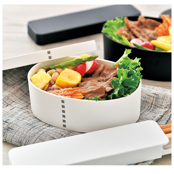 【マットWH・お弁当箱】 hakoya わっぱ風 通販 ハコヤ 曲げわっぱ風 弁当箱 日本製 レンジ対応 500ml わっぱ風弁当箱 レディース まげわっぱ風 女子 大人 小判型 1段 ランチボックス お弁当箱 ワッパ弁当箱
