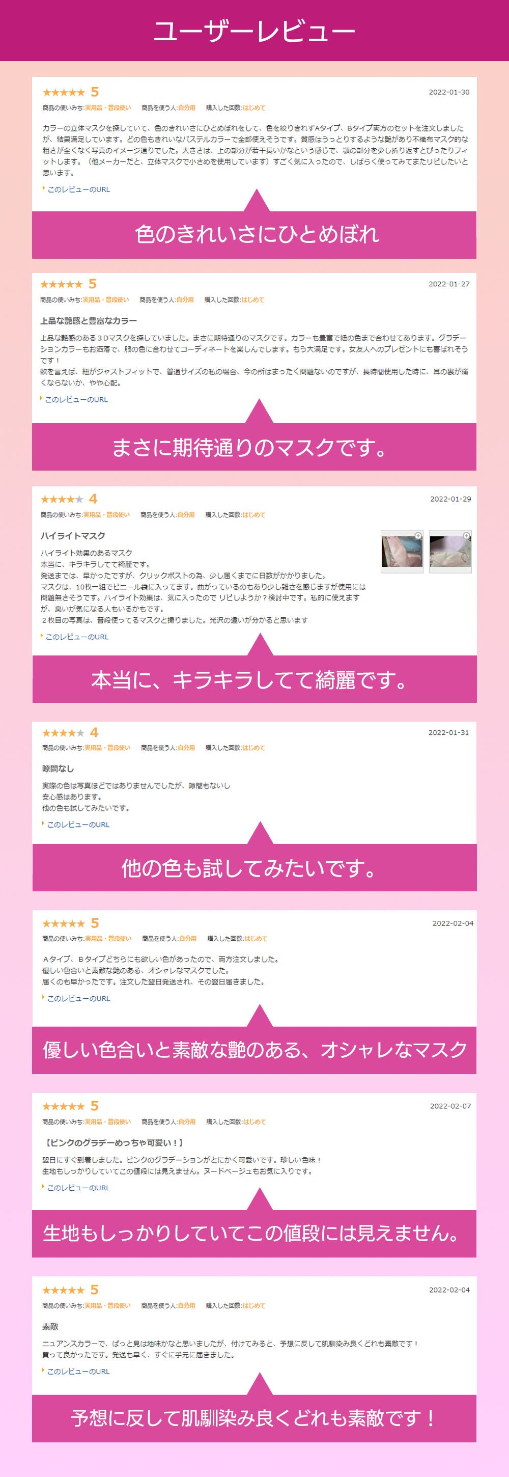 Make Up Mask-Atype 立体マスク 50枚